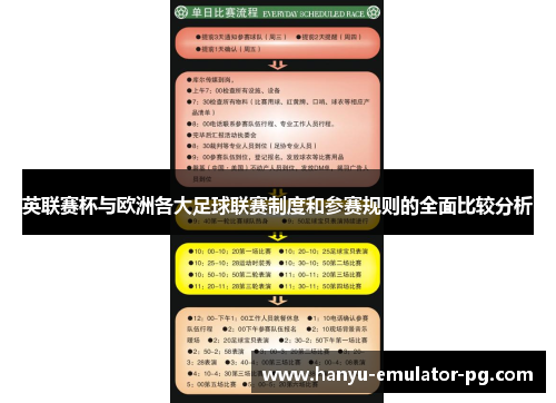 英联赛杯与欧洲各大足球联赛制度和参赛规则的全面比较分析 英联赛杯与欧洲各大足球联赛制度和参赛规则的全面比较分析